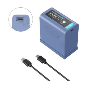 4267 NP F970 USB C Rechargable Camera Battery