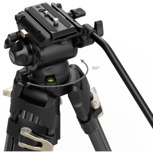 SmallRig 4686, AD-01S, Kit trepied din aluminiu, 75mm, cu cap fluid