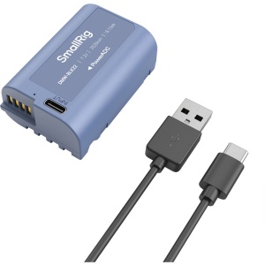 SmallRig 4267 Acumulator DMW-BLK22 2520mAh, Albastru, incarcare USB-C