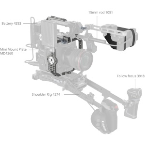 SmallRig 4947 Kit Cage Basic pentru Canon C400