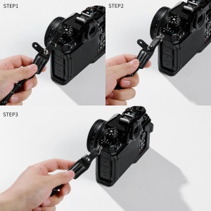 SmallRig 5095, Half Case din piele neagra pentru Nikon ZF