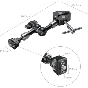SmallRig 5310, Brat articulat de 18cm cu clema de prindere