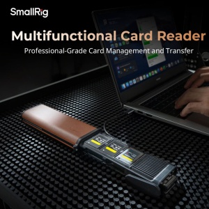 SmallRig 5361, Cititor de carduri CFexpress Type A, SD, microSD, USB-C 3.2