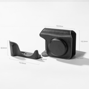 SmallRig 5386, Kit husa din piele neagra pentru Canon PowerShot V1