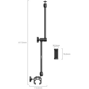 SmallRig 5624, Kit Brat articulat cu clema tip crab si clema pentru telefon