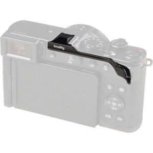 Maner pentru degetul mare SmallRig 5702 pentru Panasonic LUMIX L10 negru montat pe camera