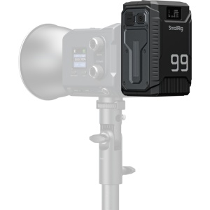 Baterie V-Mount SmallRig 5864 T99 cu porturi USB-C, D-Tap si constructie rezistenta IP54