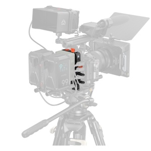 Placa adaptor inteligenta pentru baterii V-Mount SmallRig 5881 cu clema dubla pentru tije de 15 mm