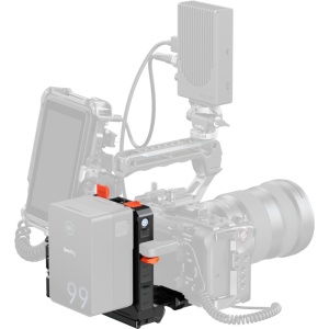 Placa adaptor inteligenta pentru baterii V-Mount SmallRig 5899 cu porturi D-Tap si ecran digital