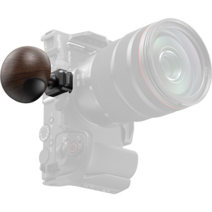 Maner lateral din lemn SmallRig 5927 HawkLock H21 Quick Release mini montat pe cusca camera video