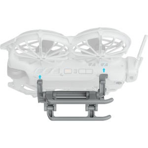 Tren de aterizare pliabil SmallRig 5930 montat pe drona DJI Neo 2 pentru protectie gimbal
