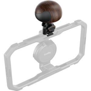 Maner lateral din lemn SmallRig 6047 HawkLock H11 Quick Release mini montat pe cage de telefon