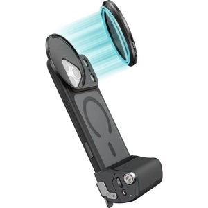 Kit profesional SmallRig 6300 FilMov format din husa, grip cu baterie si filtre magnetice pentru iPhone 17 Pro
