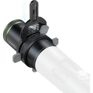 Modificator de lumină SmallRig 6376 SP Air Spotlight montat pe blitz foto