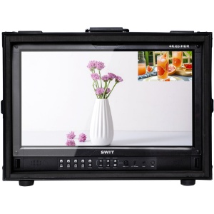 SWIT FM-215HDR, Monitor 21.5", Quad-Link 4K, 12G-SDI, HDMI, V-Mount