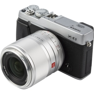 Viltrox AF 23mm f1.4 XF, Obiectiv cu montura Fuji X, APS-C, Silver