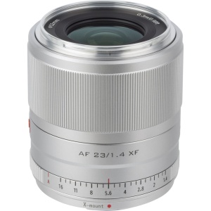 Viltrox AF 23mm f1.4 XF, Obiectiv cu montura Fuji X, APS-C, Silver