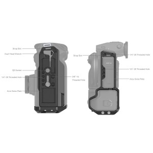 4203 Dedicated L Bracket for FUJIFILM GFX100 II with VG GFX100ll Battery Grip