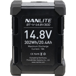 Acumulator Nanlite BT-V-14.8V300, V-Mount, 14.8V, 300Wh