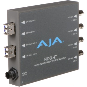 AJA FiDO-4T, Convertor 4 x 3G-SDI la fibra optica LC