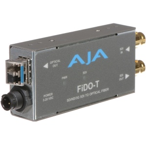 AJA FiDO-T, Convertor 3G-SDI la fibra optica LC, cu 3G-SDI loop-out