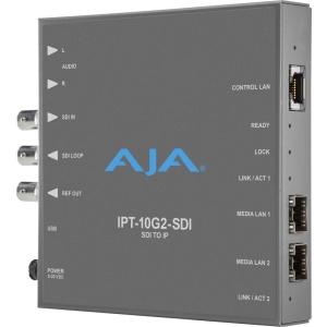 AJA IPT-10G2-SDI, Convertor 3G-SDI la SMPTE ST 2110 IP, cu 10GbE SFP+