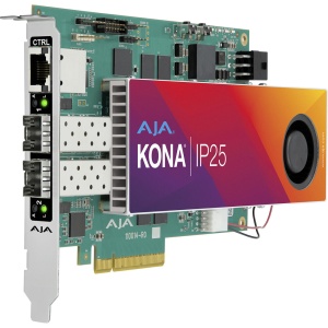 AJA KONA IP25, Placa de captura si redare pentru Fluxuri SMPTE ST 2110