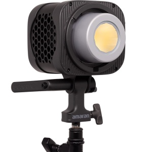 Proiector LED Bi-Color amaran Halo 200x cu montura Bowens metalica integrata si ecran TFT