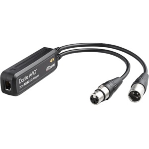 Audinate Dante AVIO ADP-AES3-AU-2X2, Adaptor I/O pentru Retele Audio Dante