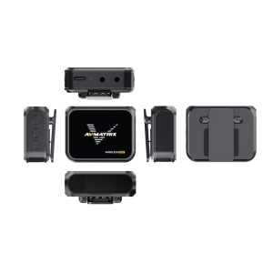 AVMATRIX WM12, Sistem Microfon Wireless cu 2 transmitatoare