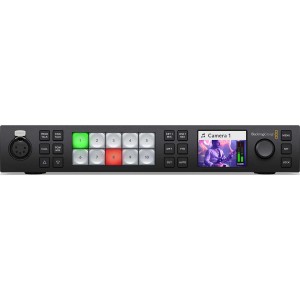 Mixer video Ultra HD Blackmagic Design ATEM 1 M/E Constellation 4K cu panou de control frontal si conexiuni 12G-SDI separate
