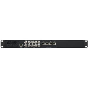 Convertor broadcast Blackmagic Design 2110 IP Converter 4x12G PWR cu ecran LCD frontal si spin knob control pentru rack 1RU