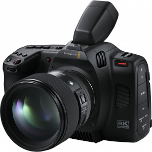 Camera cinematografica digitala Blackmagic Design Cinema Camera 6K Full Frame cu montura activa L-Mount si ecran LCD tactil rabatabil