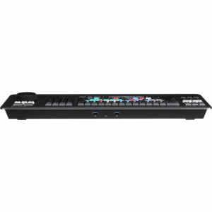 Tastatura profesionala de editare video Blackmagic Design DaVinci Resolve Editor Keyboard cu search dial metalic integrat si taste colorate dedicate