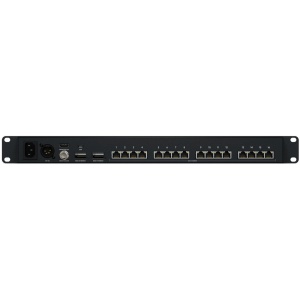 Switch de retea broadcast Blackmagic Design Ethernet Switch 360P cu panou de control frontal si display LCD color