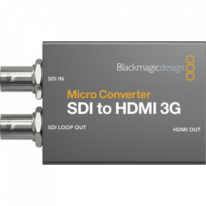 Micro Converter BiDirectional SDI/HDMI 3G Blackmagic Design cu Sursă de Alimentare Inclusă