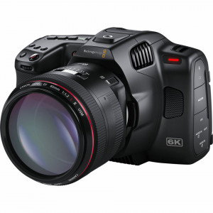 Camera digitala de film cinematografic Blackmagic Design Pocket Cinema Camera 6K G2 cu montura activa EF si senzor Super 35 HDR