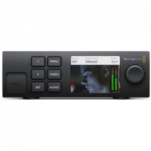 Placa de captura si redare externa Blackmagic Design UltraStudio HD Mini cu porturi 3G-SDI, HDMI, intrari analogice si conexiune Thunderbolt 3