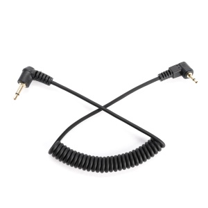 Cablu Godox SYNC, jack 2.5mm la jack 3.5mm, spiralat