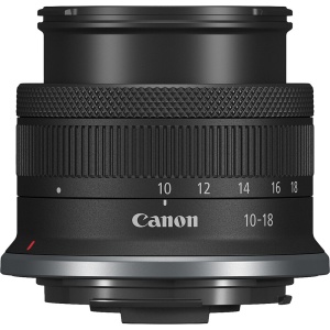 Obiectiv Canon RF-S 10-18mm f/4.5-6.3 IS STM, pentru camere mirrorless APS-C