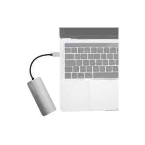 Caruba CUSB 7, Hub USB 3-in-1, 1x USB A 3.0 + 1x HDMI 4K/30Hz