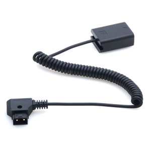 Caruba DC08, Acumulator Dummy Sony NP-FW50 Full Decoding cu D-Tap, cablu spiralat