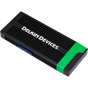 Delkin Cititor de Carduri CFexpress Type B & SD UHS-II (Type C la C & Type C la A)