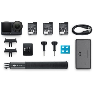 DJI Osmo Action 6 Adventure Combo, Camera de actiune 4K120, Senzor CMOS 1/1.1", 50GB