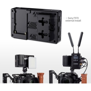 FeelWorld LUT5, Monitor Touchscreen On-Camera de 5 inch, 3D LUT, 3000nits, Full HD HDMI