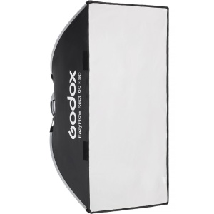 Godox EazyFlow Rect 60x90 Softbox Bowens montat cu grid textil