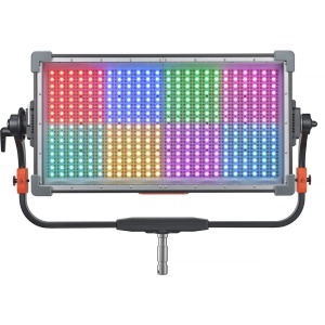 Panou LED RGB Godox KNOWLED P1200R Hard P8 1400W cu protectie IP65 si lyra de fixare U-bracket