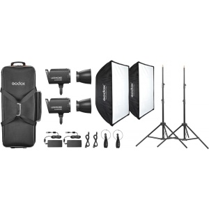 Godox Litemons LA300Bi lampă video LED Bicolor 330W Bowens mount cu NFC și Bluetooth