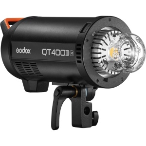 Godox QT400IIIM-C, Kit 2 Blițuri QT400IIIM cu stative, softbox și umbrelă