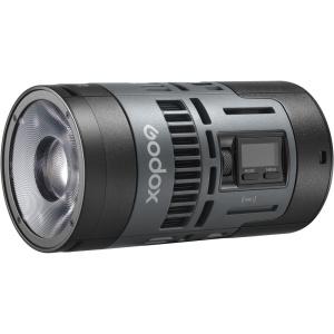 Godox RS60R 1K, Kit lampa LED RGB cu grip si accesoriu de proiectie